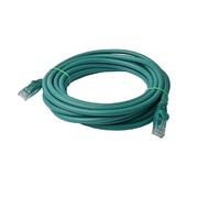 8Ware Cat6a UTP Ethernet Cable 5m Snagless Green