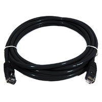 8Ware Cat6a UTP Ethernet Cable 5m Snagless Black