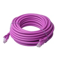 8Ware Cat6a UTP Ethernet Cable 10m Snagless Purple
