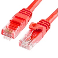 Astrotek CAT6 Cable 3m - Red Color Premium RJ45 Ethernet Network LAN UTP Patch Cord 26AWG-CCA PVC Jacket