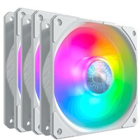 Cooler Master SickleFlow 120 ARGB 120mm Fan White Edition - 3 in 1