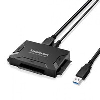 Simplecom SA492 USB 3.0 to 2.5", 3.5", 5.25" SATA IDE Adapter with Power Supply