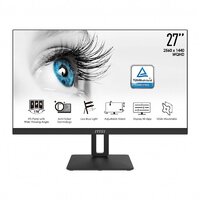 MSI PRO MP271QP 27" WQHD 75Hz Pivot/Swivel/Tilt/Height Adjustable Anti-Glare IPS Business Monitor