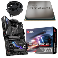 Bundle Deal - AMD Ryzen 5 5600X Next GEN CPU + MSI MPG B550 GAMING CARBON WIFI Motherboard