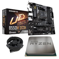 Bundle Deal - AMD Ryzen 5 5600X Next GEN CPU + Gigabyte B550M DS3H Motherboard