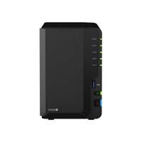 Synology DS220+ 2-bay DiskStation, Dual Core 2.0 GHz (turbo to 2.9 GHz), 2GB RAM (up to 6GB)