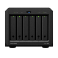 Synology DiskStation DS620Slim 6-Bay 2.5" Diskless 2xGbE NAS, Intel Celeron, 2 GB DDR3L RAM, 2xUSB 3.0 - 2.5" DRIVES O