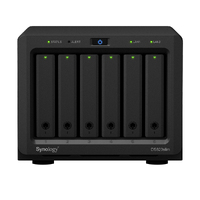 Synology DiskStation DS620Slim 6-Bay 2.5" Diskless 2xGbE NAS, Intel Celeron, 2 GB DDR3L RAM, 2xUSB 3.0 - 2.5" DRIVES O