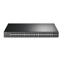 TP-Link TL-SG3452P JetStream 52-Port Gigabit L2+ Managed Switch w/ 48-Port PoE+ w/ 4-Port SFP