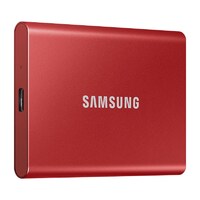 Samsung 500GB T7 Touch Portable SSD MU-PC500R/WW Red Finger Scanning Bio Security