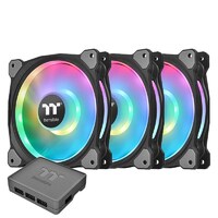 Thermaltake Riing Duo 14 TT Premium Edition 140mm LED RGB Fan - 3 Fan Pack