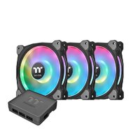 Thermaltake Riing Duo 12 TT Premium Edition 120mm LED RGB Fan - 3 Fan Pack