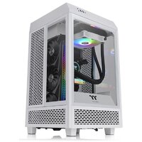 Thermaltake The Tower 100 Tempered Glass Mini Tower Case Snow Edition