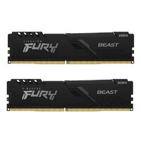 Kingston Fury Beast Black 16GB (2x8GB) DDR4 3200MHz CL16 RAM Memory