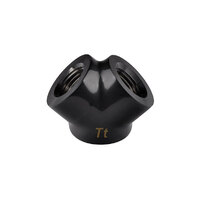 Thermaltake Pacific G1/4 Y Adapter - Black