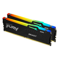 Kingston HyperX FURY BEAST RGB 32GB (2x16GB) DDR5 5600MHz CL36 AMD EXPO RAM Memory