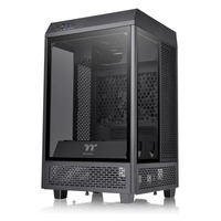 Thermaltake The Tower 100 Tempered Glass Mini Tower Case Black Edition