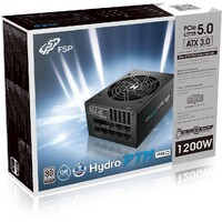 FSP HYDRO PTM PRO 1200W 80+ Platinum PCIe Gen5 ATX 3.0 Fully Modular Power Supply