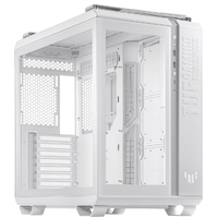 ASUS TUF GAMING GT502 Tempered Glass White Micro Tower Case