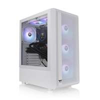 Thermaltake S200 Mesh ARGB Tempered Glass Mid Tower Case Snow Edition