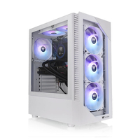 Thermaltake View 200 ARGB Tempered Glass Mid Tower Case Snow Edition