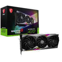 MSI GeForce RTX 4070 Ti GAMING X TRIO 12GB GDDR6X Next GEN Graphics Card