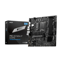 MSI PRO B760M-P DDR4 mATX Motherboard