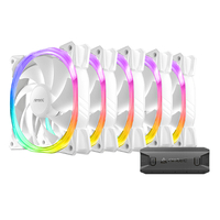 Antec Fusion 120mm ARGB Fan White - 5x Fans + ARGB Controller