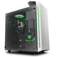 DeepCool Baronkase Liquid Cooling System Tempered Glass Mid Tower Case