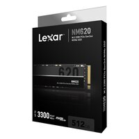 Lexar NM620 M.2 2280 PCIe Gen3x4 SSD 512GB up to 3500MB/s read 2400MB/s write