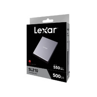 Lexar SL210 Portable SSD 500GB up to 550MB/s read 450MB/s write