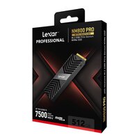 Lexar NM800 Pro M.2 2280 PCIe Gen4x4 SSD 512GB + HS up to 7450MB/s read 3500MB/s write