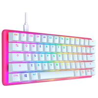 HP HyperX Alloy Origins 60 Pink - Mechanical Gaming Keyboard - HX Red 572Y6AA