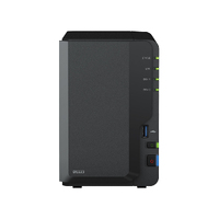 Synology DiskStation DS223 2-Bay 3.5" Diskless 1xGbE NAS (Tower) (HMB), Realtek RTD1619B quad-core 1.47Hz, 2GB RAM, 3xUSB3.2, 1 x 1GbE (RJ-45)