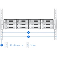 Synology Rail Kit RKS-02 (Sliding) for 1U, 2U and 3U NAS Systems ( Replaces RKS1317 )