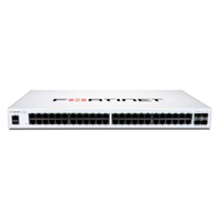 FORTISWITCH-148F-FPOE IS A PERFORMANCE/PRICE COMPETITIVE L2+ MANAGEMENT SWITCH WITH 48X GE PORT + 4X SFP+ PORT + 1X RJ45 CONSOLE. PORT 1- 48 ARE POE P