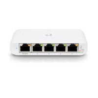 Ubiquiti USW Flex Mini - Switch Flex Mini- Managed, UniFi, Layer 2 Gigabit Switch, 5x GbE RJ45 Ports, Powerable Via PoE (802.3af) or USB Type-C 5V 1A