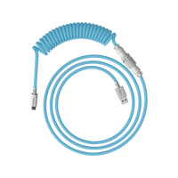 HP HyperX USB-C Coiled Cable Light Blue-White 6J680AA