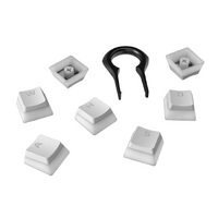 HP HyperX Pudding Keycaps - Full Key Set - PBT - White (US Layout) 4P5P5AA