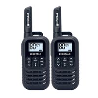 EcoX UHF 0.5W 2 Pk Black