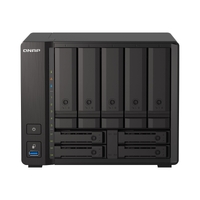 QNAP 5+4 BAY NAS (NO DISK),RYZEN QC 2.2GHz, 32GB, 2.5GbE(2),10GbE (1), 3YR WTY