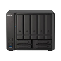 QNAP 5+4 BAY NAS (NO DISK),RYZEN QC 2.2GHz, 8GB, 2.5GbE(2), 10 GbE (1), 3YR WTY