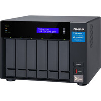 QNAP 6-BAY NAS (NO DISK) INTEL QC 3.1GHz, 8GB, 10GbE(1), GbE(2), T3(2), TWR, 2YR WTY