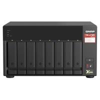 QNAP 8-BAY NAS (NO DISK), AMD QC 2.2GHz, 8GB, 2.5GbE(2), M.2(2), TWR, 3YR WTY