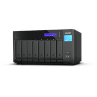 QNAP 8-BAY NAS (NO DISK) INTEL 12-CORE, 32GB, 2.5GbE(2), TBOLT (2) 3YR WTY