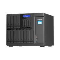 QNAP 12+4 BAY NAS (NO DISK) ATOM 8-CORE 2.8GHz, 8GB, 2.5GbE(2), M.2(2), 3YR WTY
