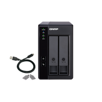 QNAP 2-BAY DAS EXPANSION UNIT (NO DISK), SATA USB-C(1), TWR, 2YR WTY
