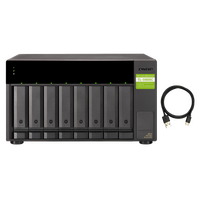 QNAP 8-BAY SATA JBOD EXPANSION UNIT (NO DISK), USB-C(1), TWR, 2YR WTY