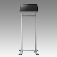Advantech All in One Computer Stand Up to 43" Screen Size Support 120cm Height Floor Silver