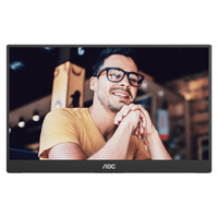 AOC 16T10 16" Full HD HDMI USB-C Speak IPS Portable Monitor